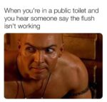 Public toilet meme