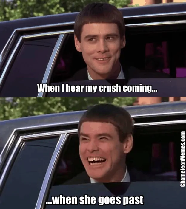 Me trying to act as natural as possible 1 when I hear my crush coming