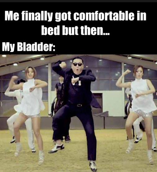When you feel comfortable in bed meme