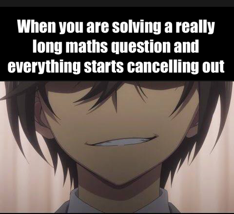 Solving math's question meme