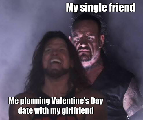 Me and my friend on valentines day 1 valentines day meme