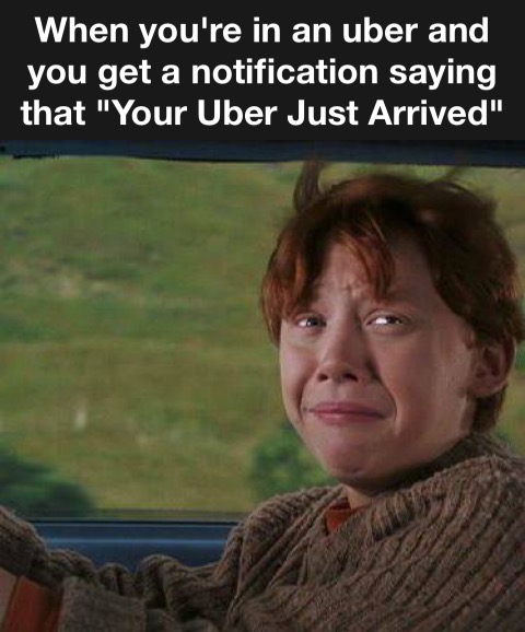 What will you do? 1 uber notification meme