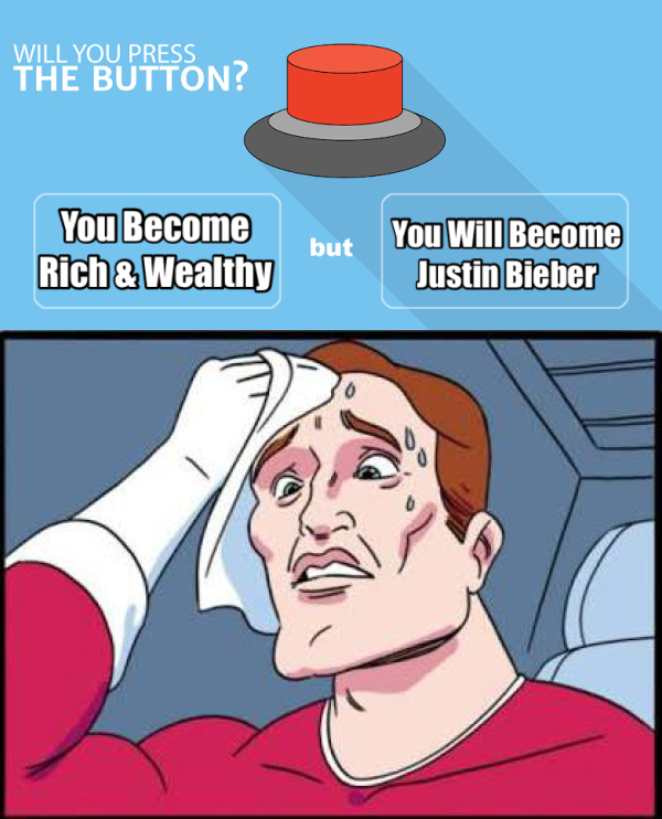 Would you press the button - Meme Guy