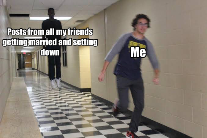 Posts from friends getting married meme