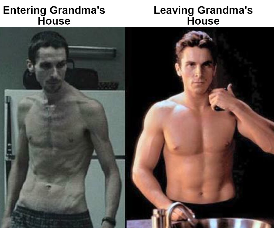 Visiting grandma meme
