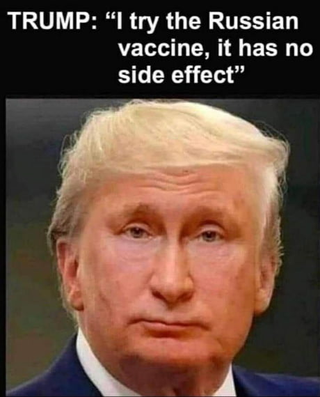 I try Russian vaccine meme