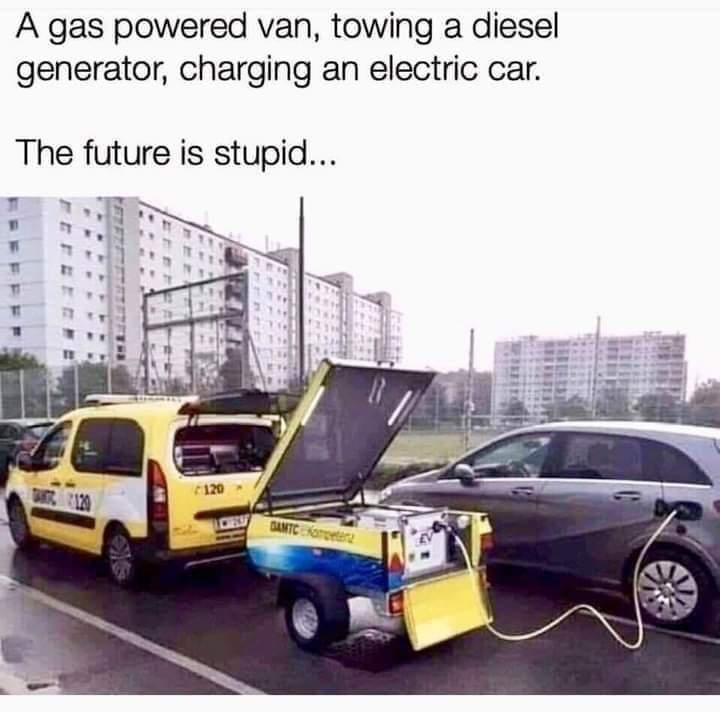 Electric car meme