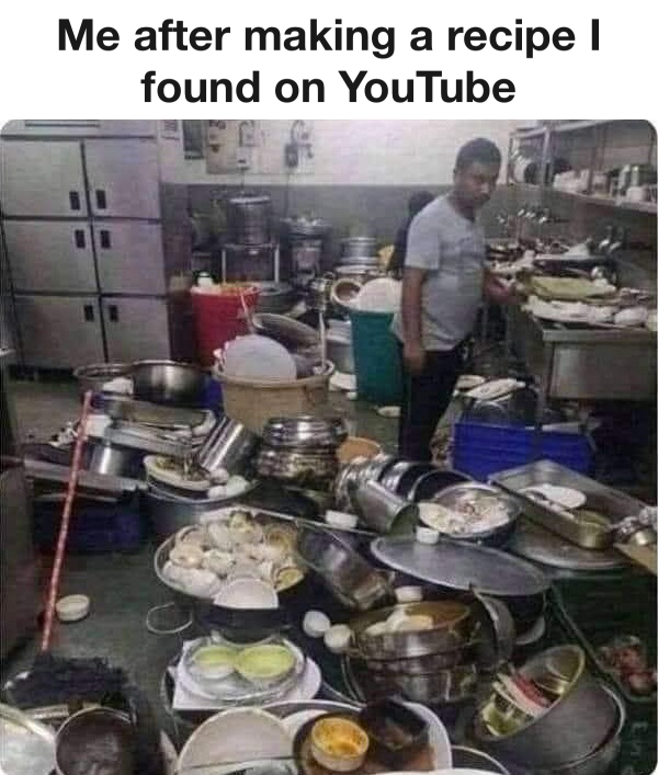 Me After Making A Recipe I Found On YouTube meme