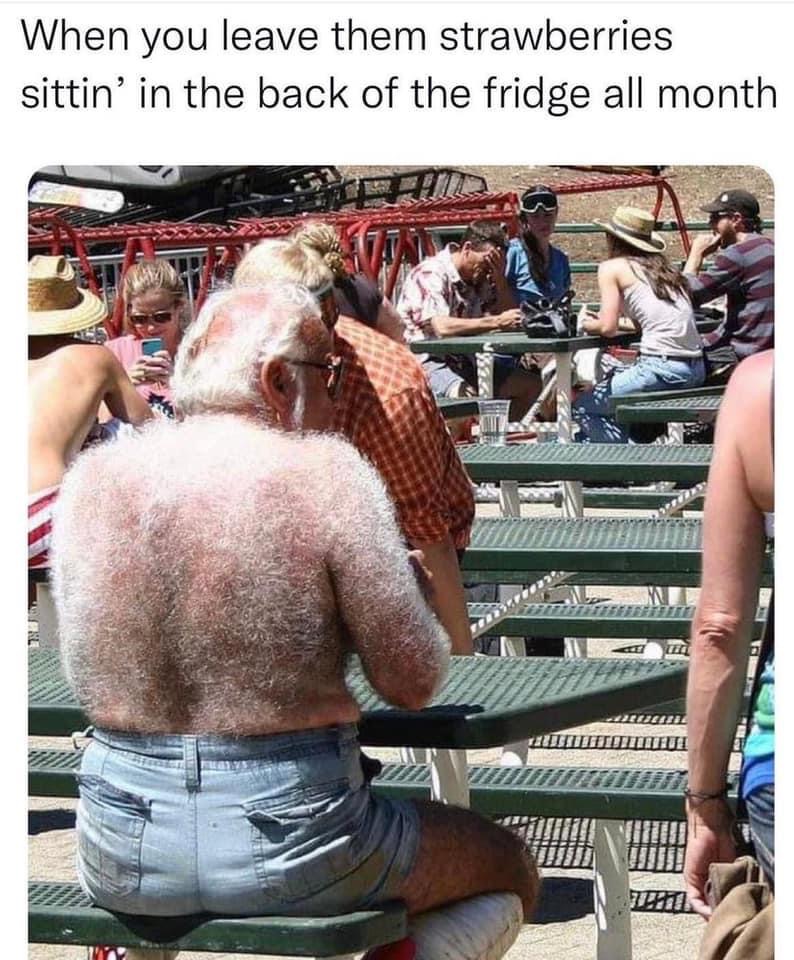 When You Leave Strawberries In The Fridge For All Month