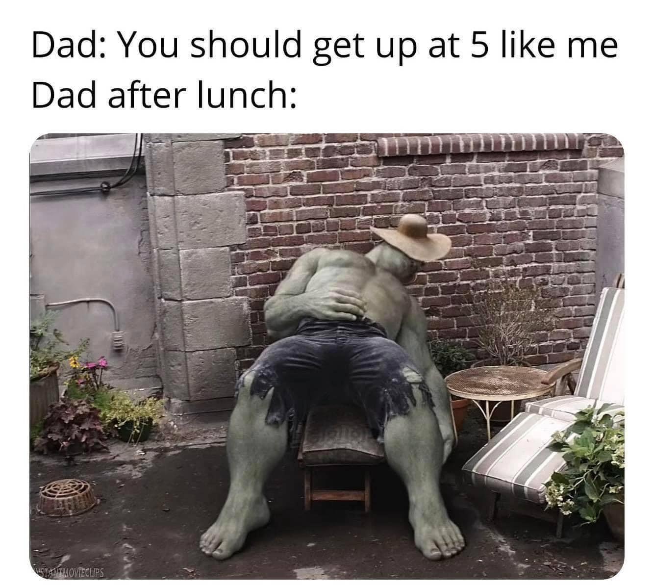 Dad After Lunch 1 dad sleeping meme