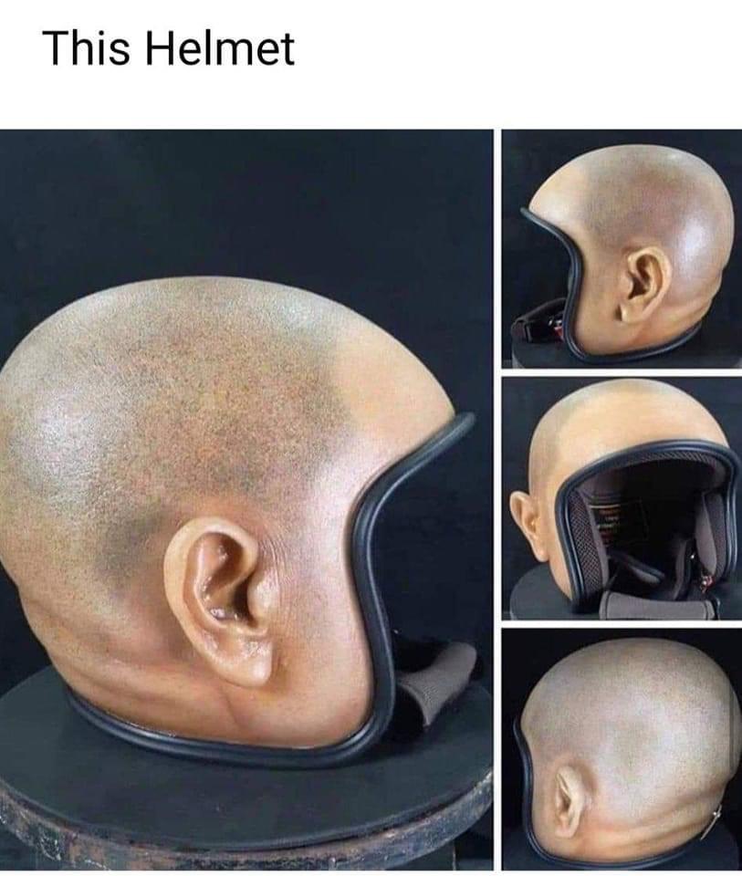 What A Helmet! Motor Memes