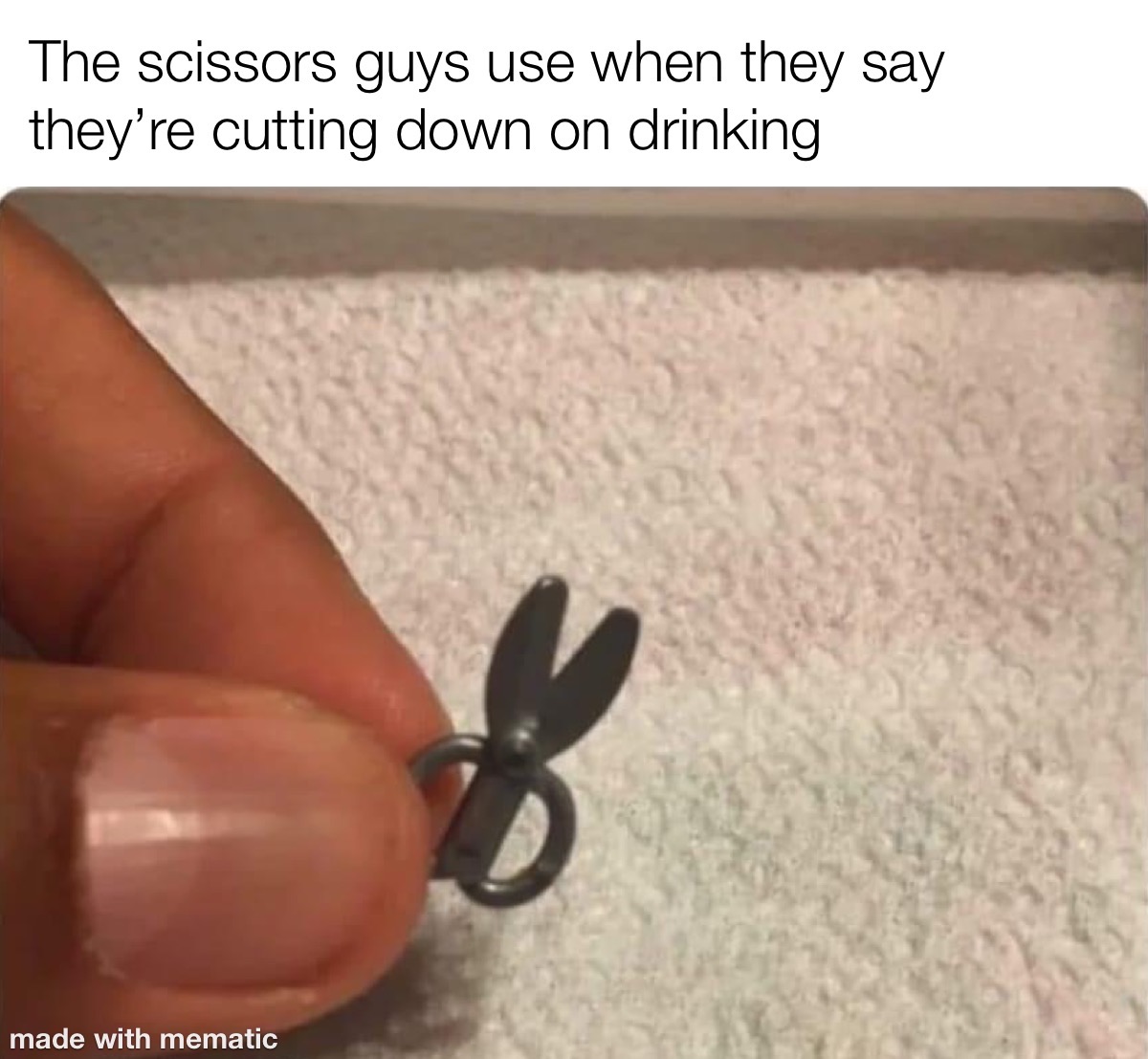 The Scissor Is Too Small. - Funny