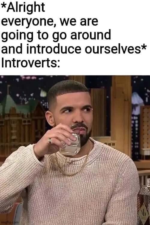 Top 25 Introvert Memes That Every Introverted Soul Will Relate To 15 introduction-wait-what
