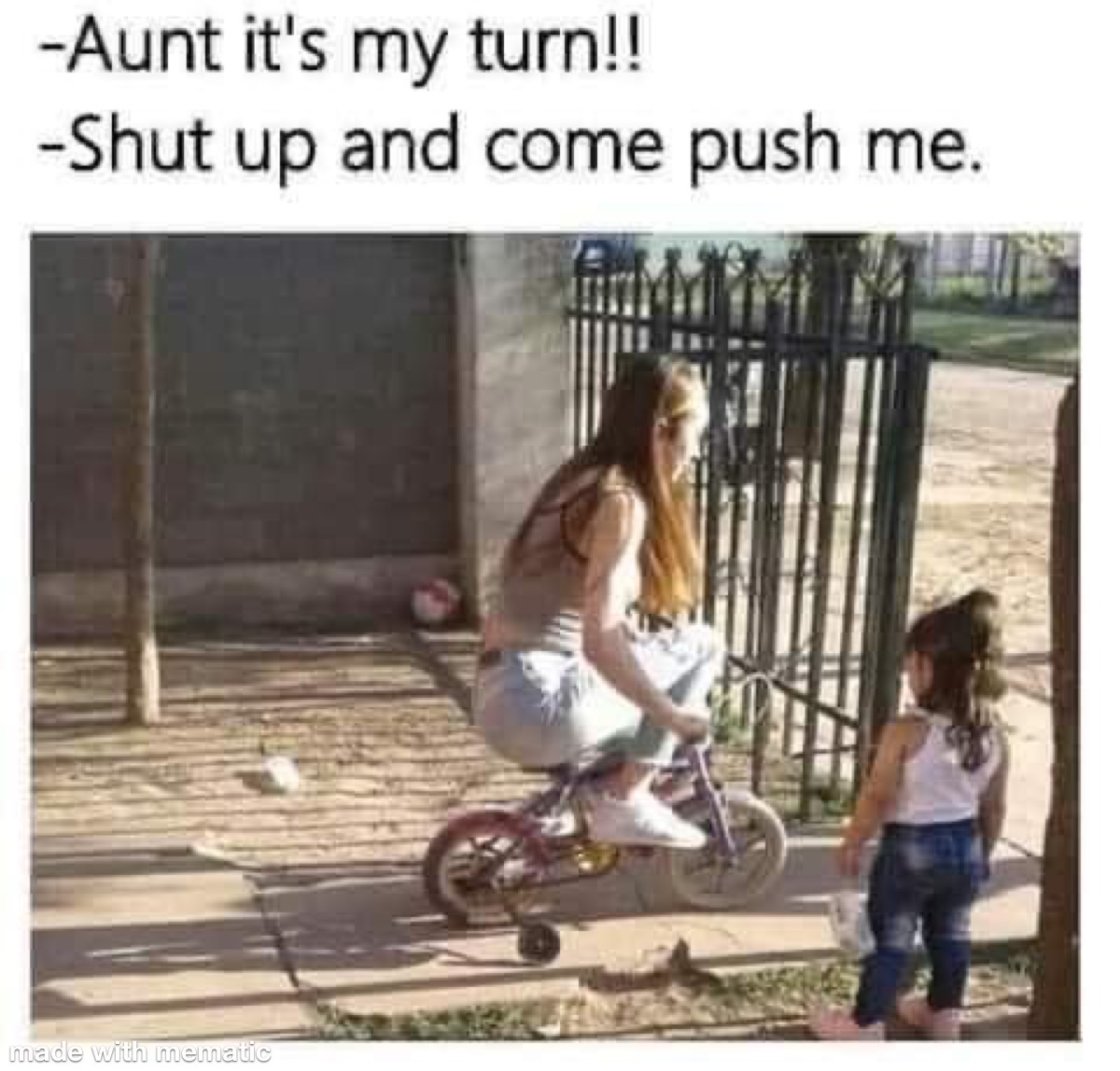 Aunt its my turn now 1 Aunt its my turn now meme