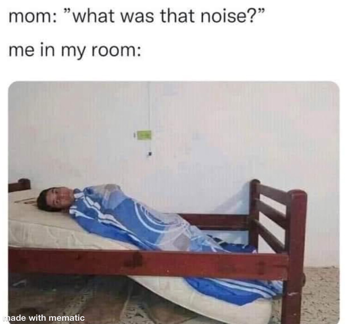 My Bed In The Middle Of The Night 1 mom what was that noise