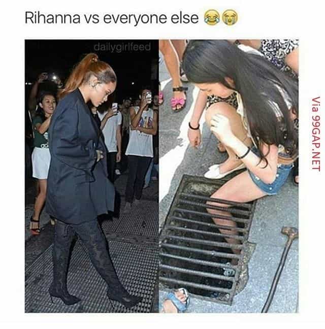 22 Hilarious Women Memes That Every Women Will Relate To 7 Rihana vs everyone else