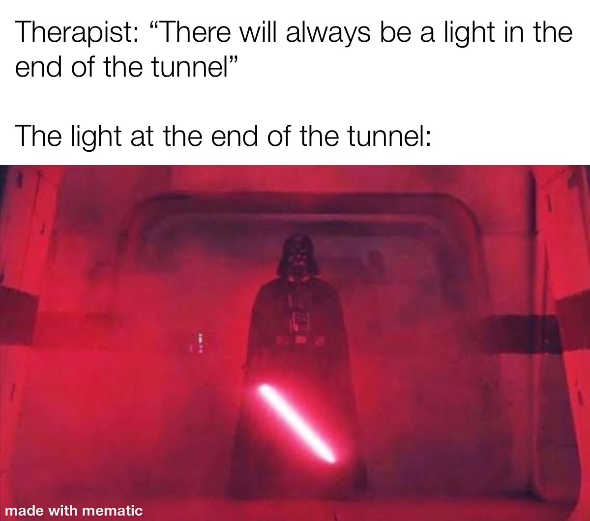 The Light At The End Of The Tunnel Is Waiting For You 1 There will be a light in the end of the tunnel meme