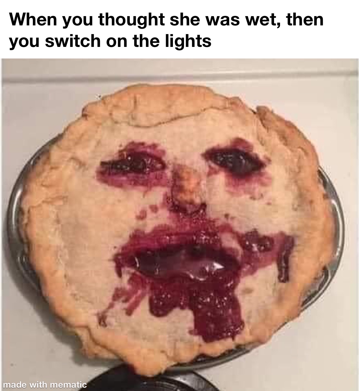 Its A Bloody Mess 1 When you thought she was wet, then you switch on the lights