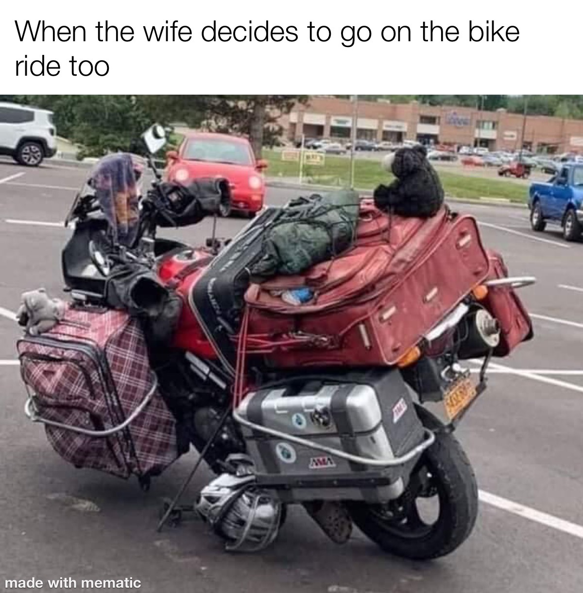 When The Wife Decides To Go On The Bike Ride 1 when the wife decides to go on the bike ride too