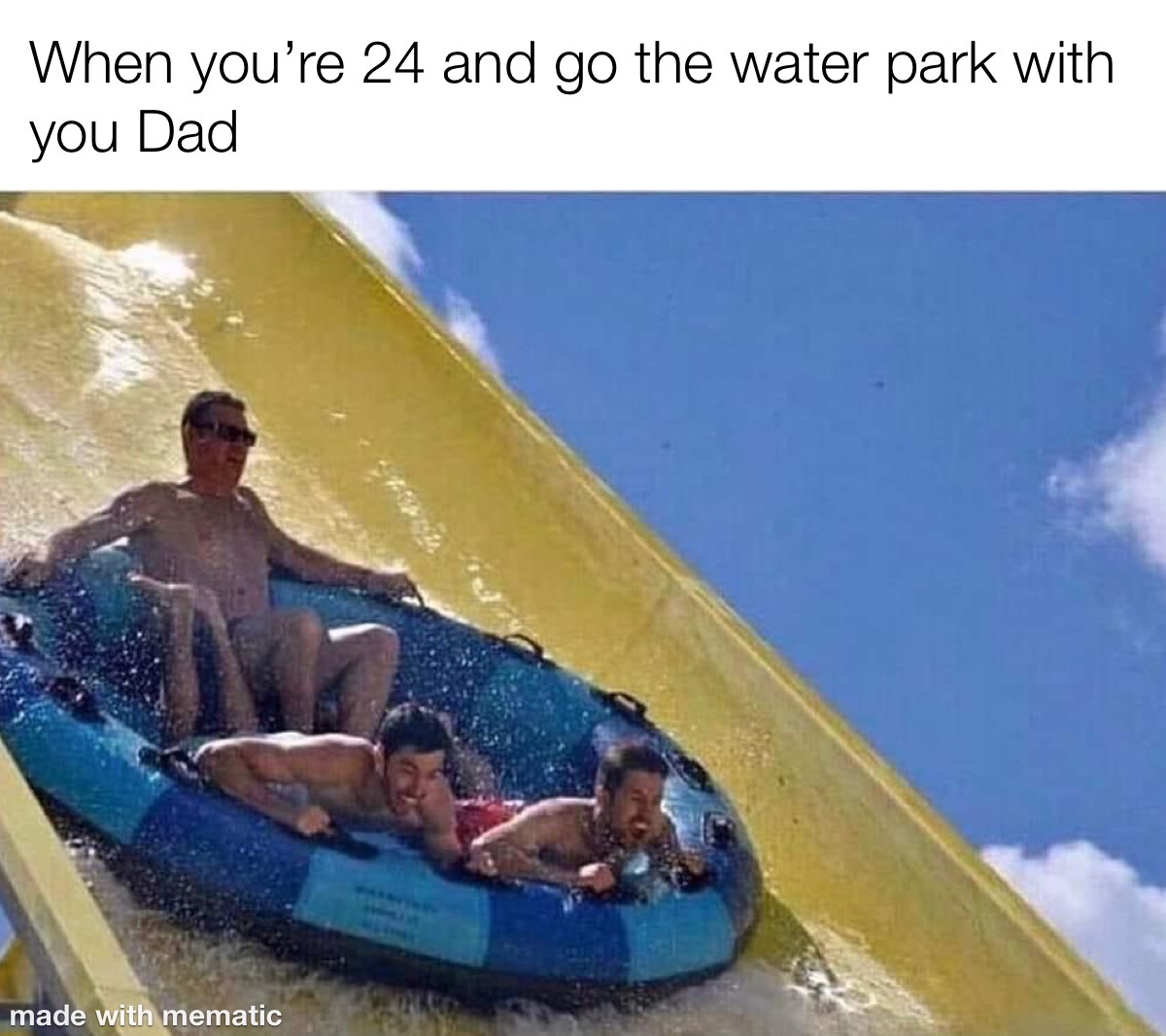 Going To Water Park With Dad Is Always Fun 1 when you're 24 and go the water park with your dad