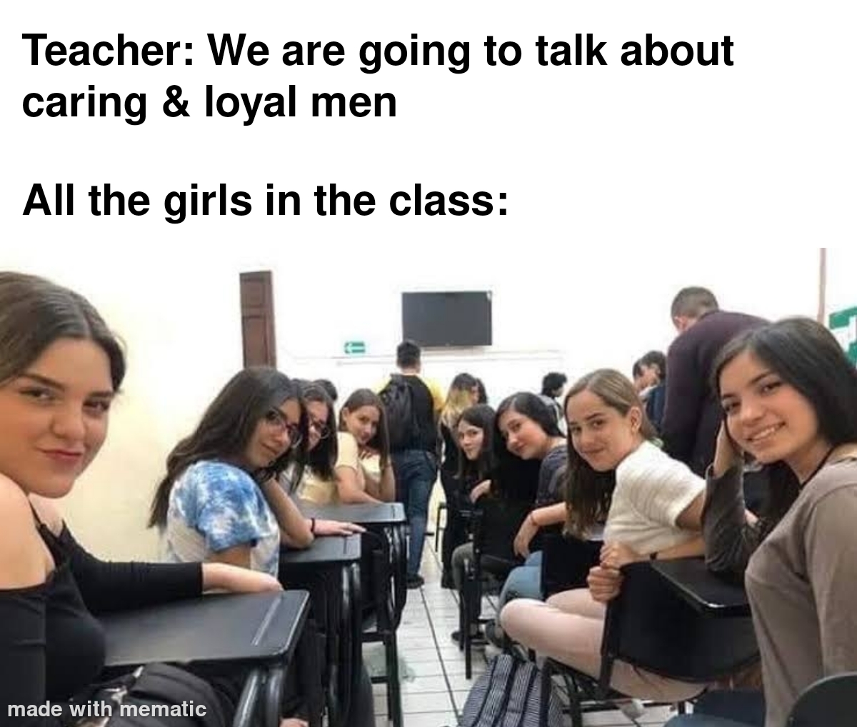 All The Girls In The Class Be Like 1 All The Girls In The Class Be Like