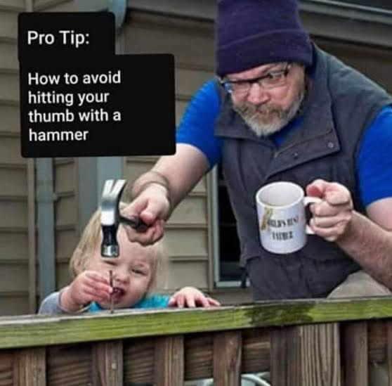 How To Avoid Hitting Your Thumb With A Hammer 1 How to avoid hitting your thumb with a hammer