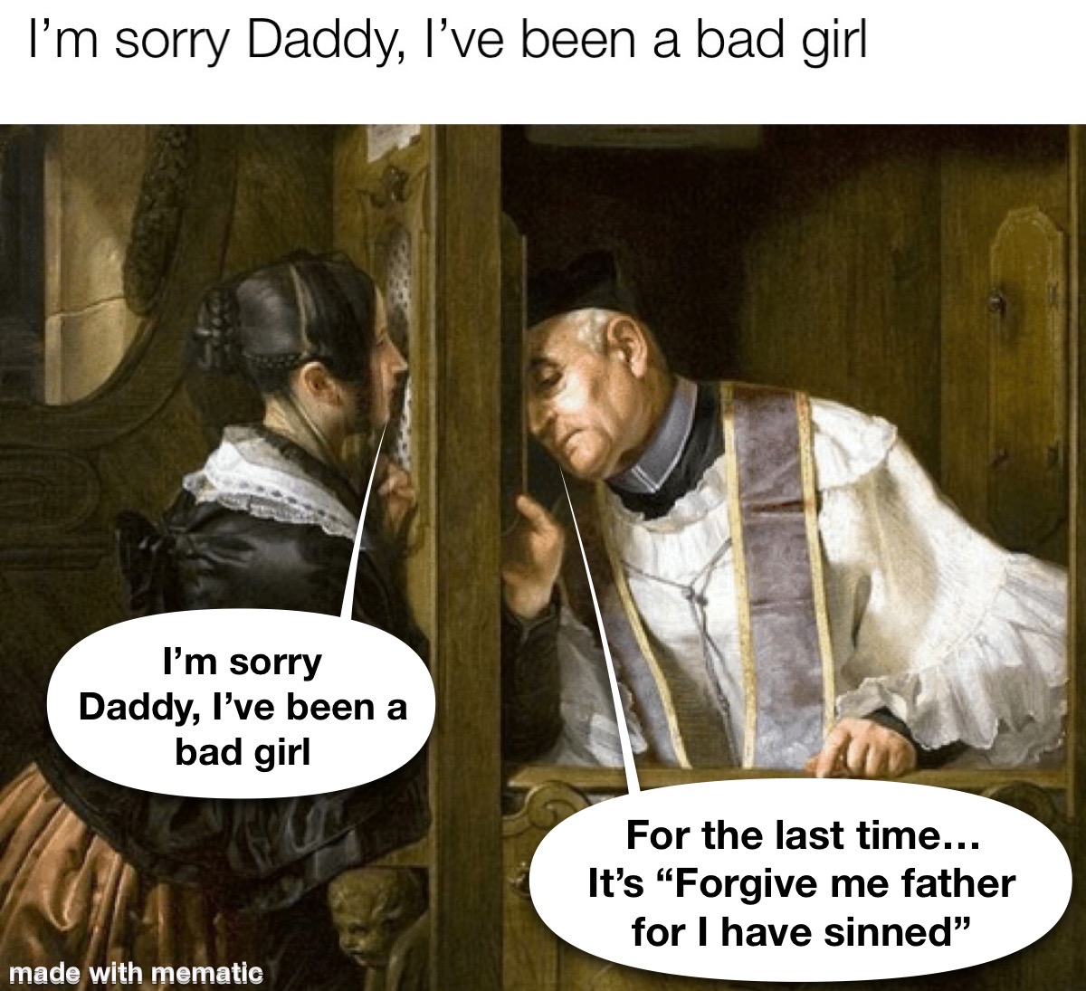 When Bad Girls Go The Confession Room 1 I m sorry I have been bad girl