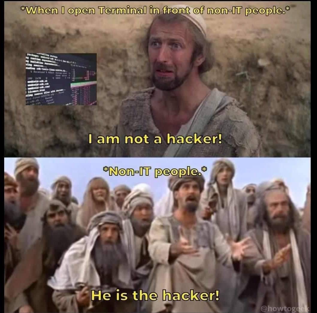 Hacker! 1 I m not a hacker