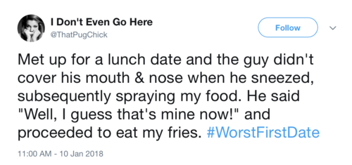 The guy who sneezed on the food - FG