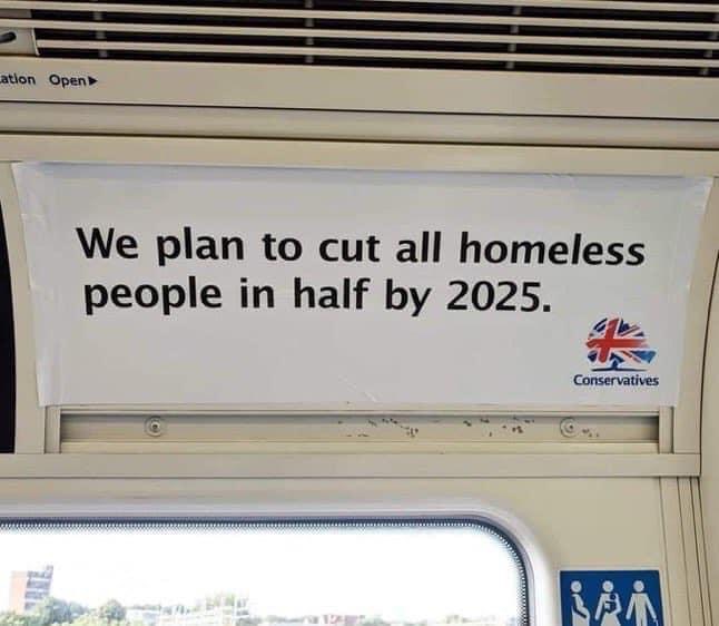 That’s Heartless! 1 We plan to cut all homeless people in half by 2025