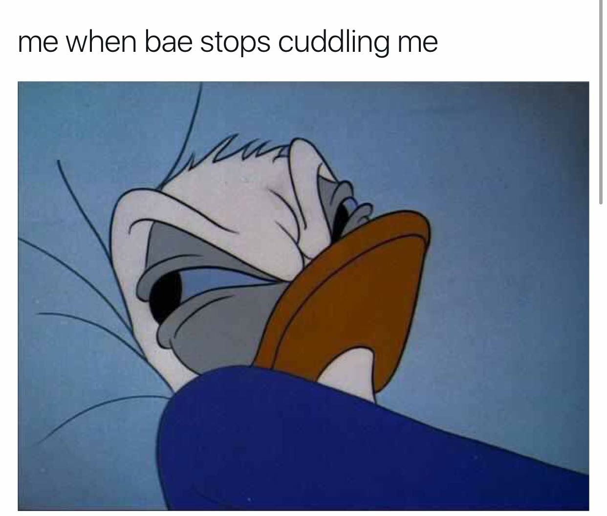 40 Relationship Memes That Captures The Chaos Of Being In A Relationship 9 When bae stops cuddling me