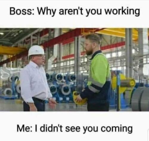 35 Work Memes To Look At When Your Boss Is Not Around 14 When boss catches you not working