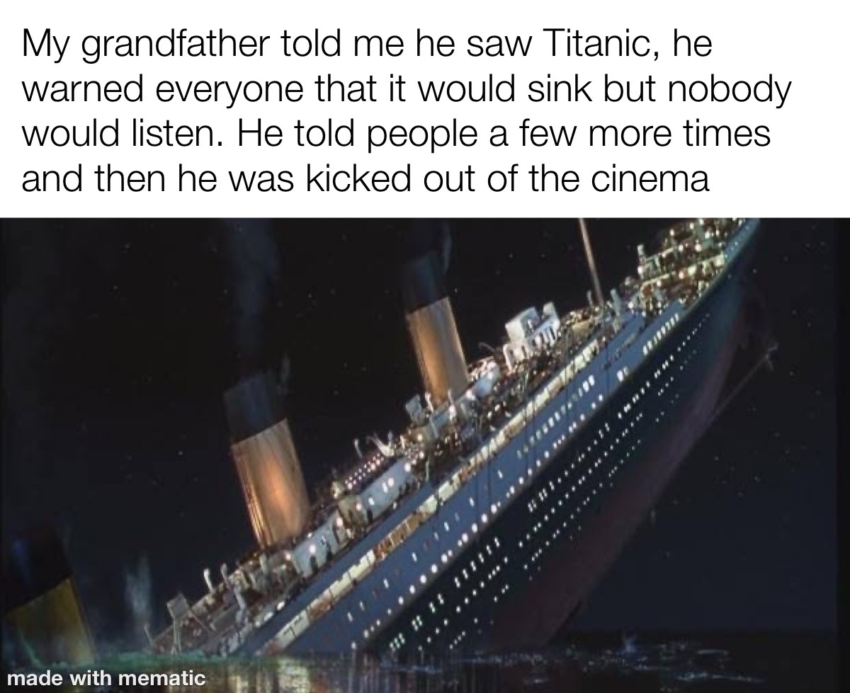 The Day My Grandfather Saw Titanic Sink 1 When my grandfather told me he saw Titanic