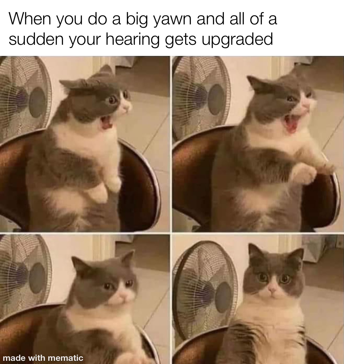 How To Upgrade Your Hearing 1 When you do a big yawn and all of a sudden your hearing gets upgraded