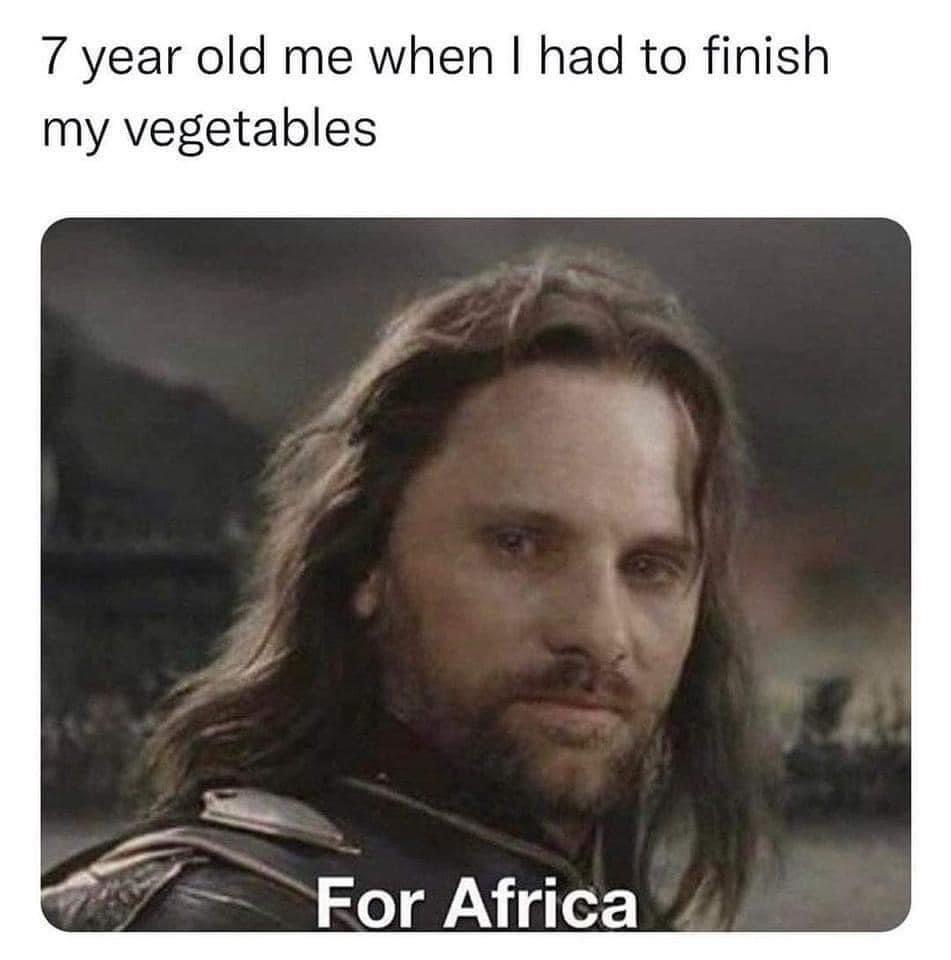 & Year Old Me When I Had to Finish My Vegetables 1 7 year old me when I have to finish my vegetables