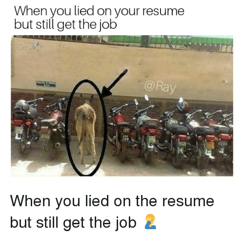 20 "When You Lie On Your Resume But Still Get The Job" Memes 12 donkey parked in bike parking