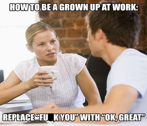 How to be a grown up at work - FG