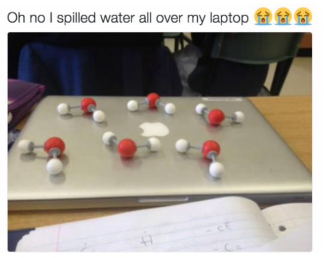 25 Nerd Memes: A Dive into the World of Geeky Humor 9 I spilled water all over my laptop