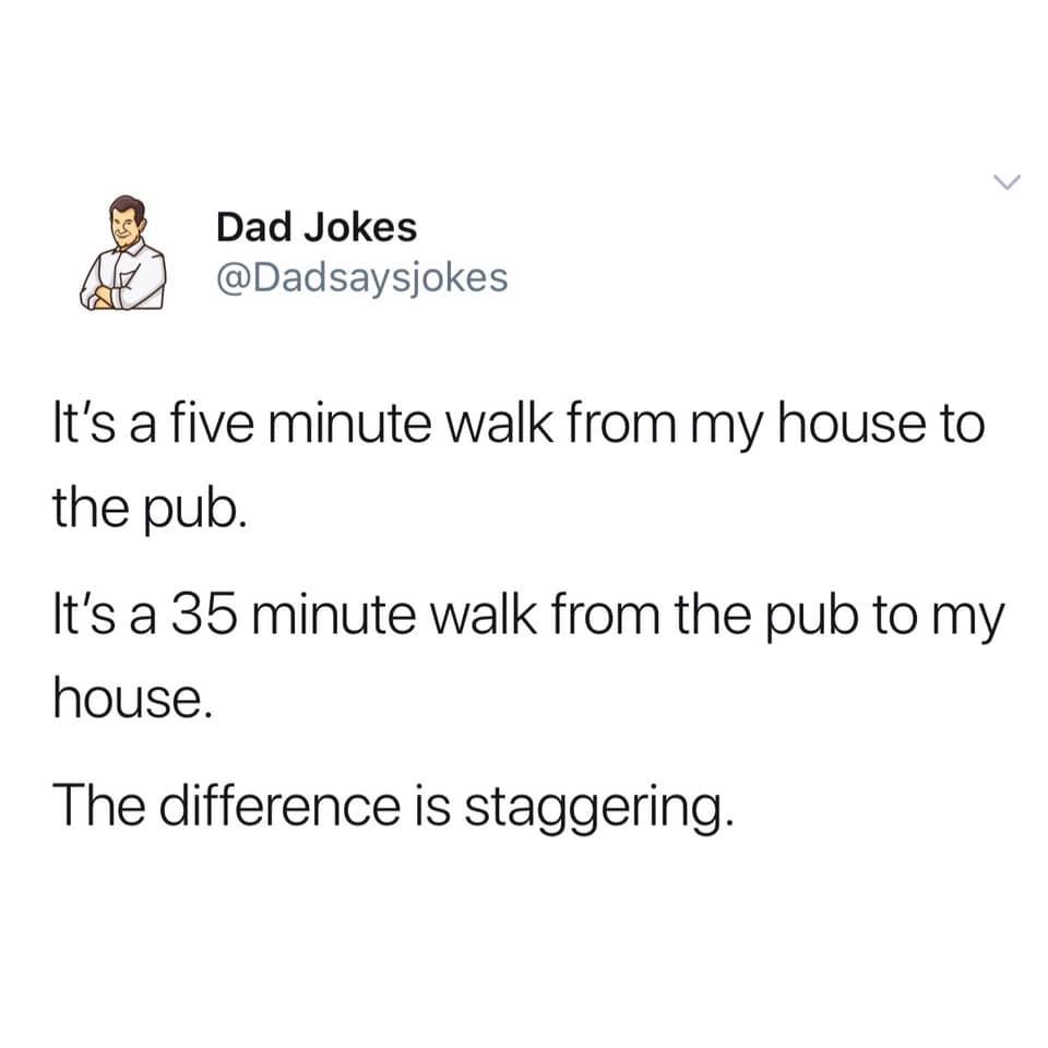 35 Funniest Pun Memes That Are Damn Punny 15 Its a 5 minute walk to the club