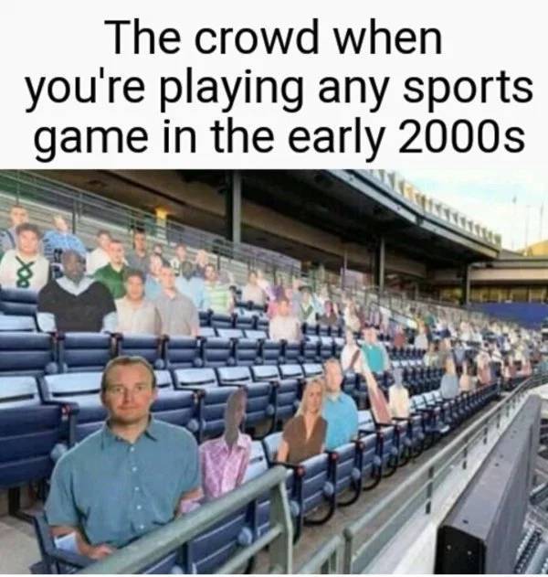 40 Nostalgic Things That Will Take You Back To The Sweet Memory Lane 25 The crowd when you are playing sports