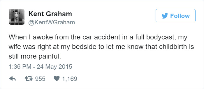 31 Funny Marriage Tweets That Perfectly Sum Up Married Life 18 When I wakeup from the car accident - Funny Marriage Tweets
