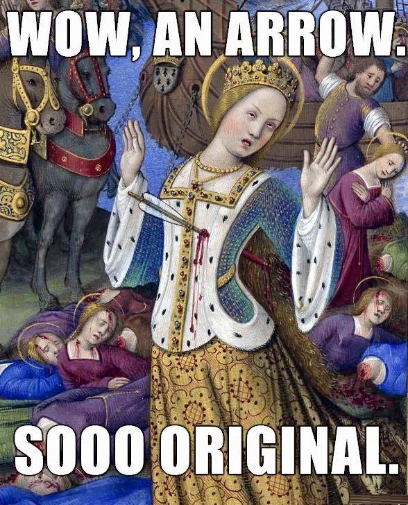 45 Classical Art Memes That Will Make You Appreciate Fine Art 25 Wow an arrow so original - classical art memes