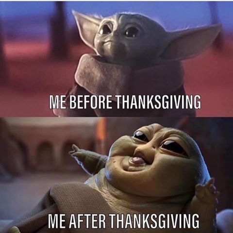 34 Best "Thanksgiving Memes" For You To Celebrate The Holiday 4 before and after thanksgiving