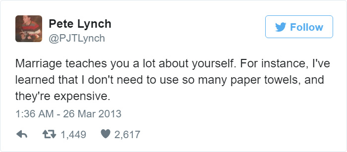 31 Funny Marriage Tweets That Perfectly Sum Up Married Life 10 marriage teaches a lot - Funny Marriage Tweets