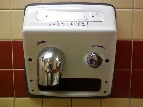 45 Funny Writings You Will Find In Public Bathrooms 15 my eye - Public Bathrooms