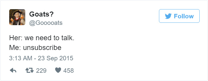 31 Funny Marriage Tweets That Perfectly Sum Up Married Life 15 we need to talk - Funny Marriage Tweets
