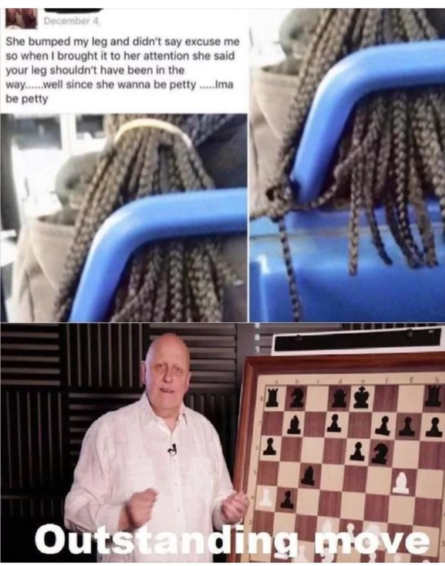 Checkmate To The Hair Mate 1 checkmate meme