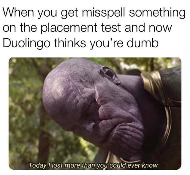25 Duolingo Owl Memes That Will Keep You Up At Night 7 Duolingo thinks youre dumb