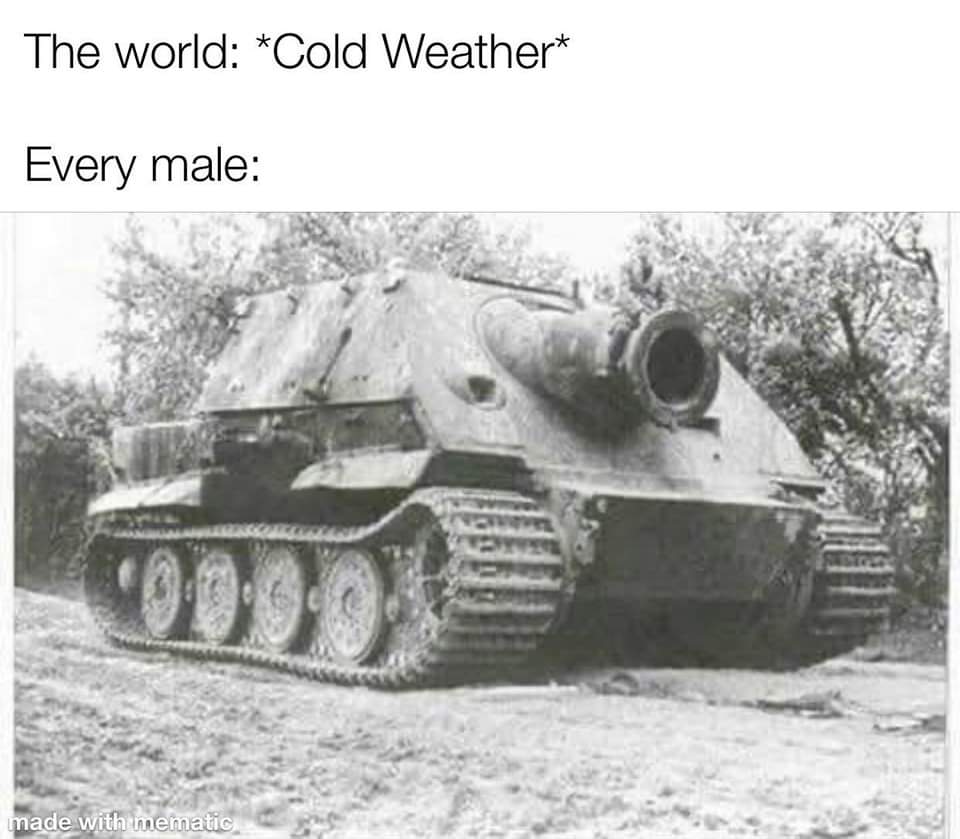 Every Male In Cold Weather 1 men in cold weather meme