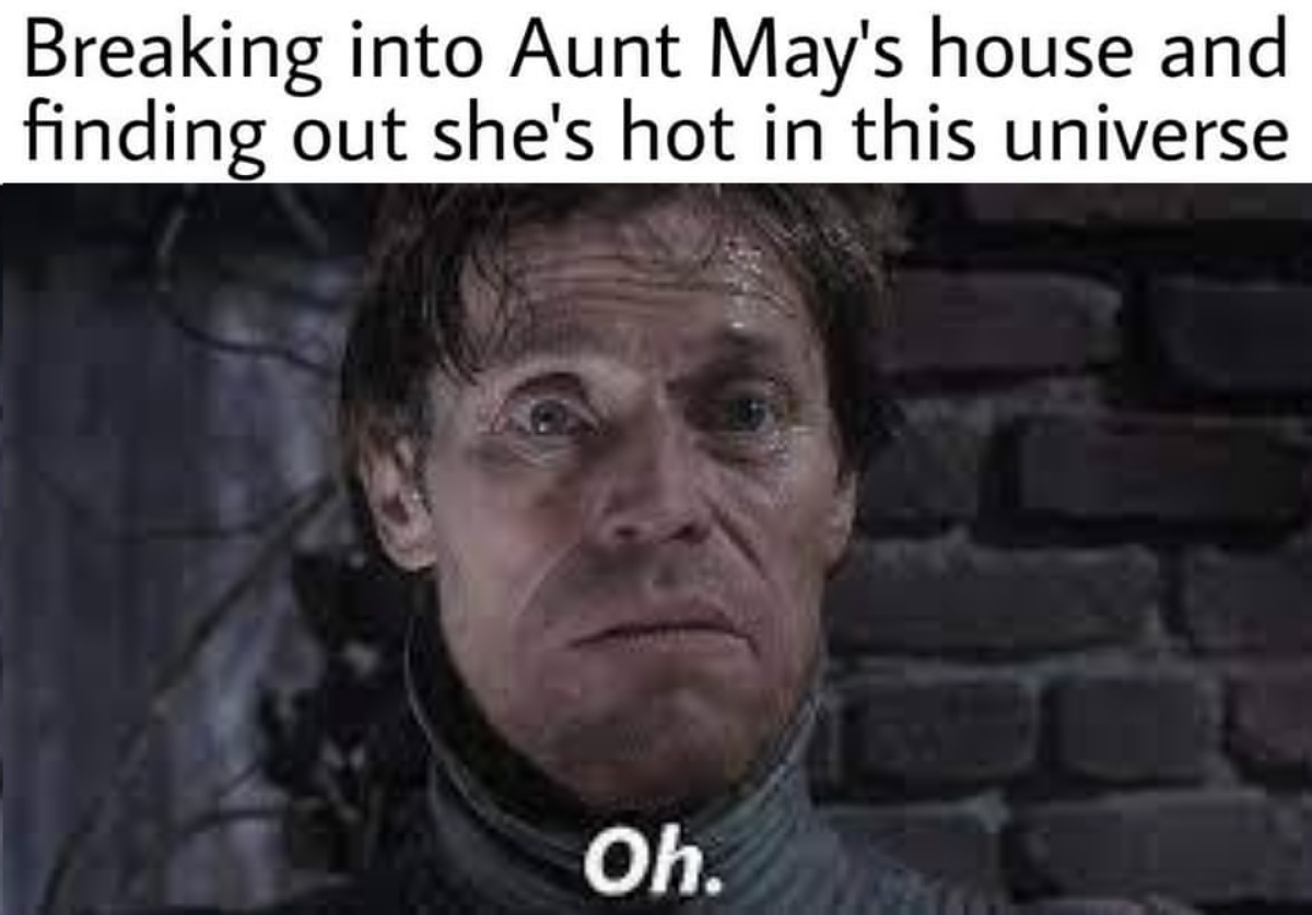 Green Goblin After Finding Out About Aunt May 1 green gobbling and aunt may meme